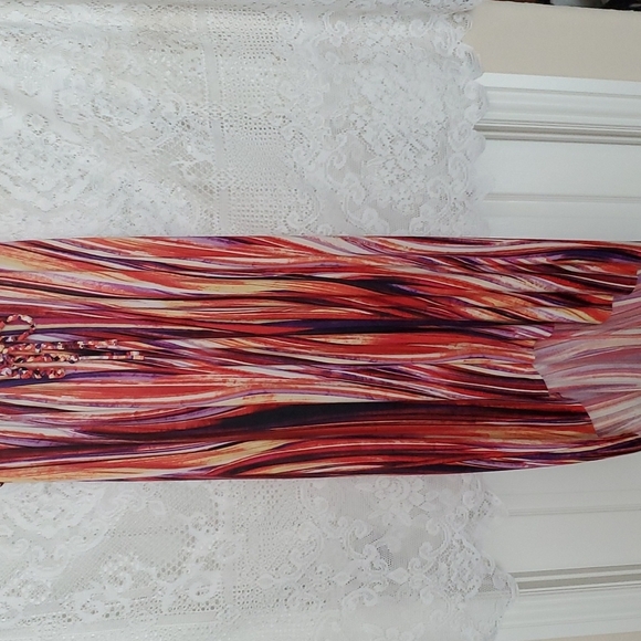 Boston Proper high-low maxi dress sz 18 - Picture 3 of 12